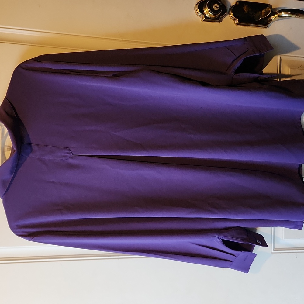 Dressbarn Purple Button-Up Blouse Size 2X - Picture 6 of 6